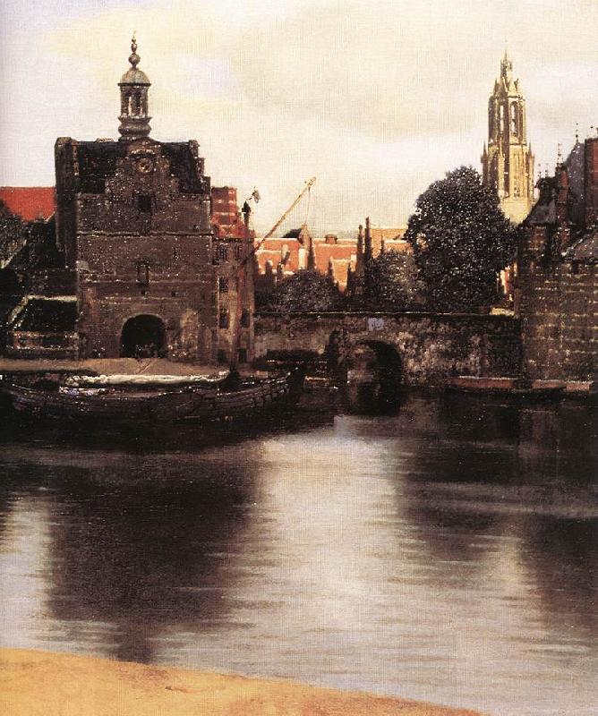 VERMEER VAN DELFT, Jan View of Delft (detail) qr